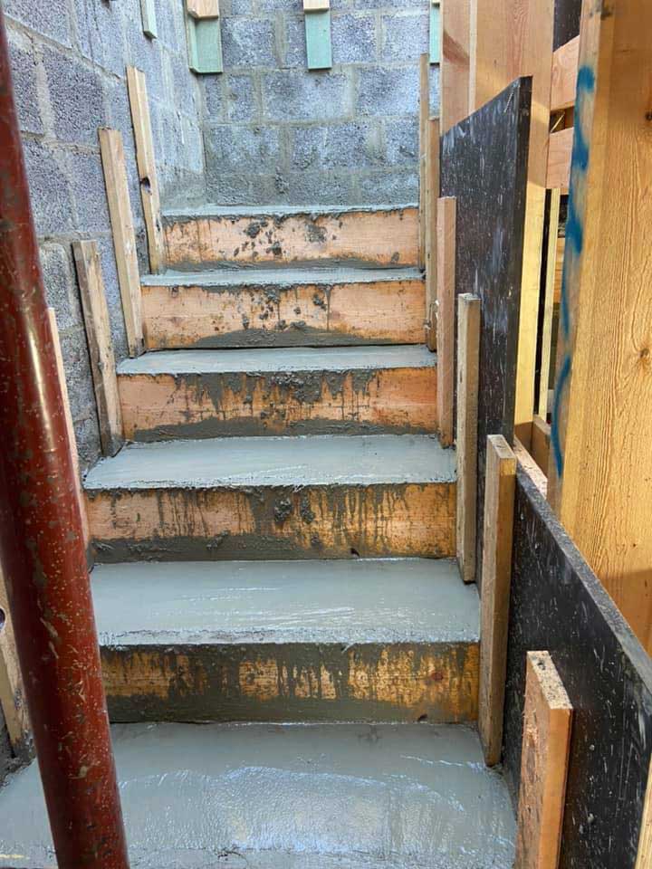 Travaux de rénovation d'un escalier